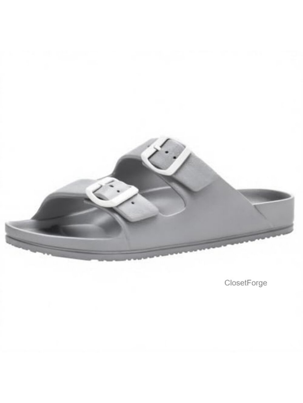 Wide Width Slide Sandals with Adjustable Buckles EVA Waterproof